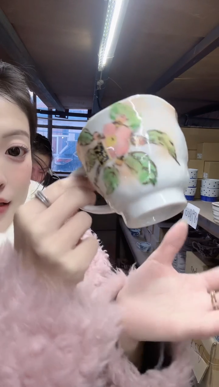 陶瓷山樱花马克杯一个
