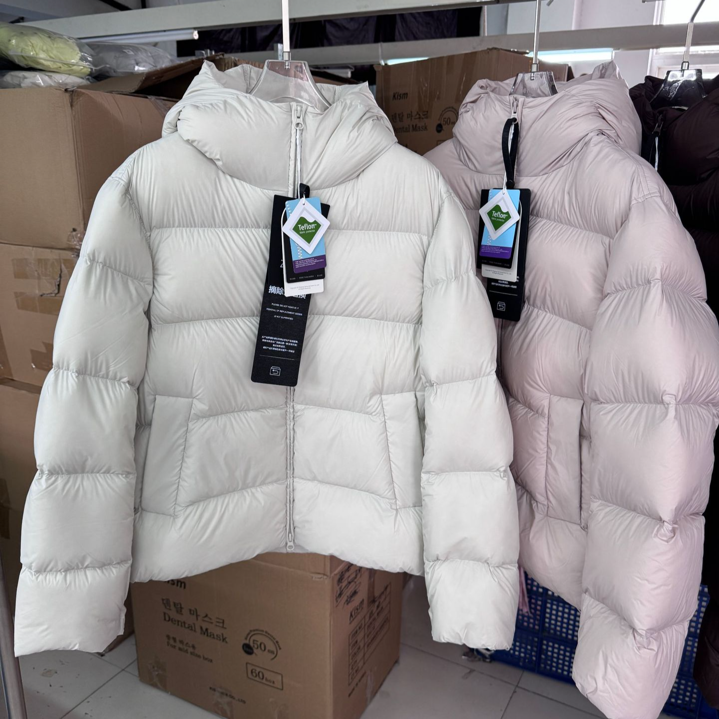 lu~同款 轻盈版五格连帽泡芙羽绒服 力荐！三星95白鸭绒品质到顶了