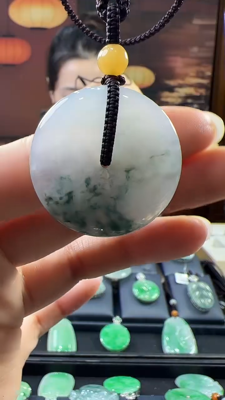 未镶嵌挂件翡翠平安扣