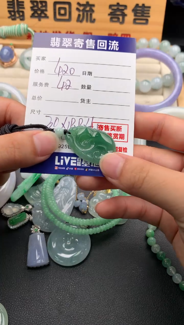 颈饰未镶嵌翡翠10145170