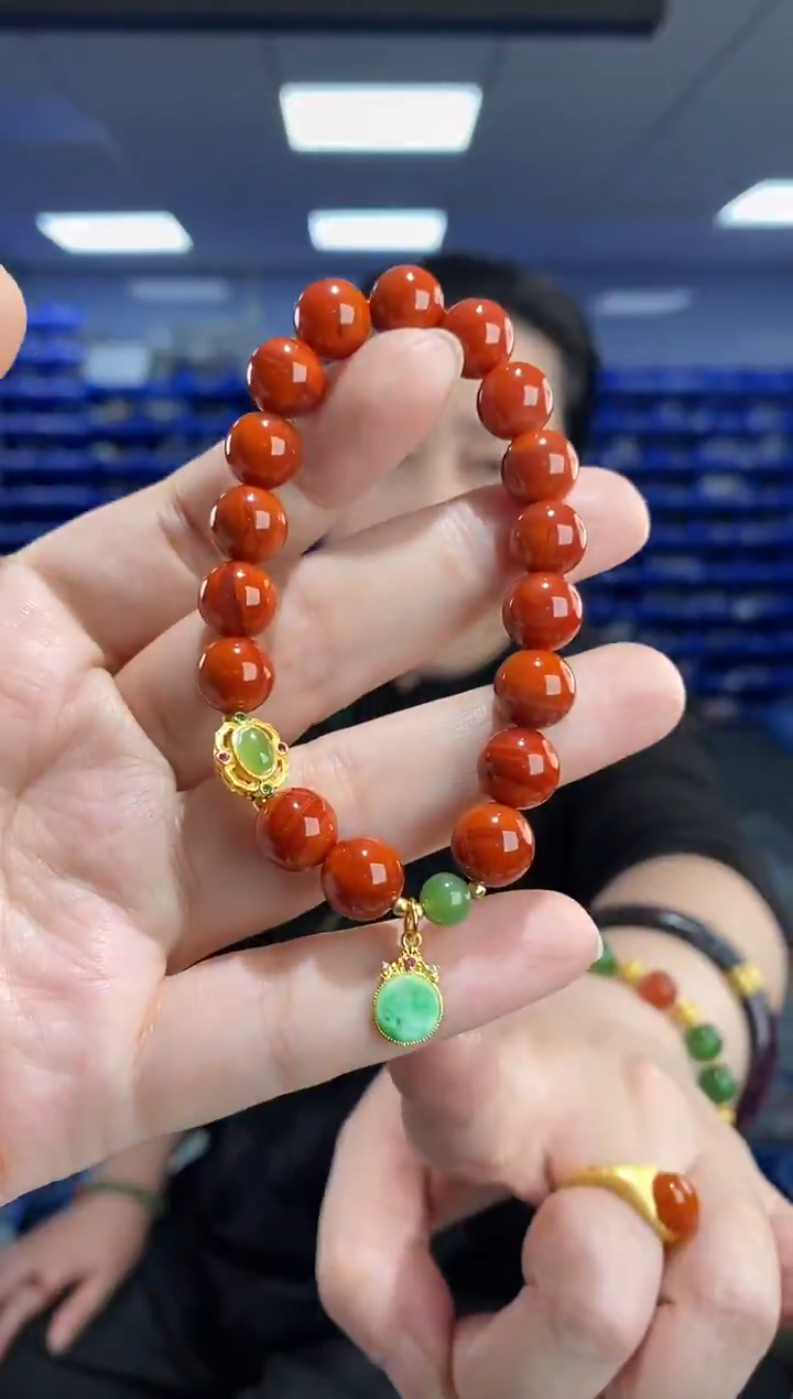 未镶嵌手链南红玛瑙G13252