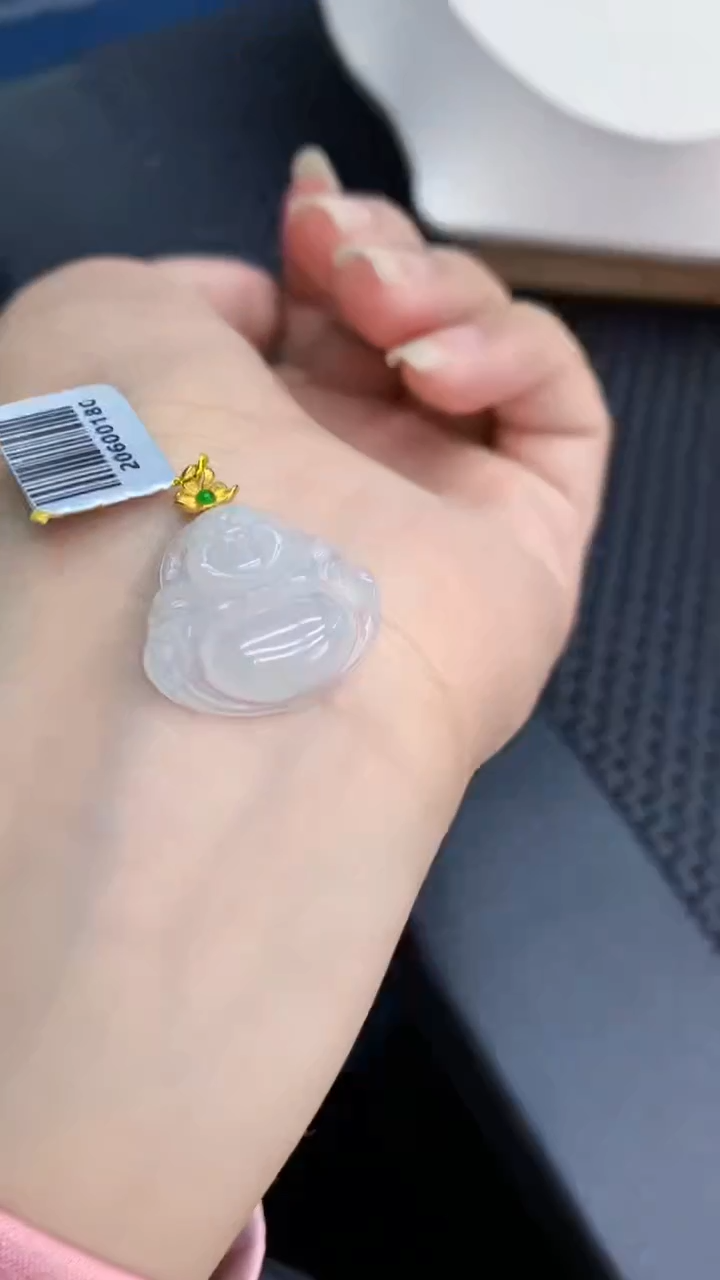 【闪购商品】翡翠颈饰18K金镶嵌            8