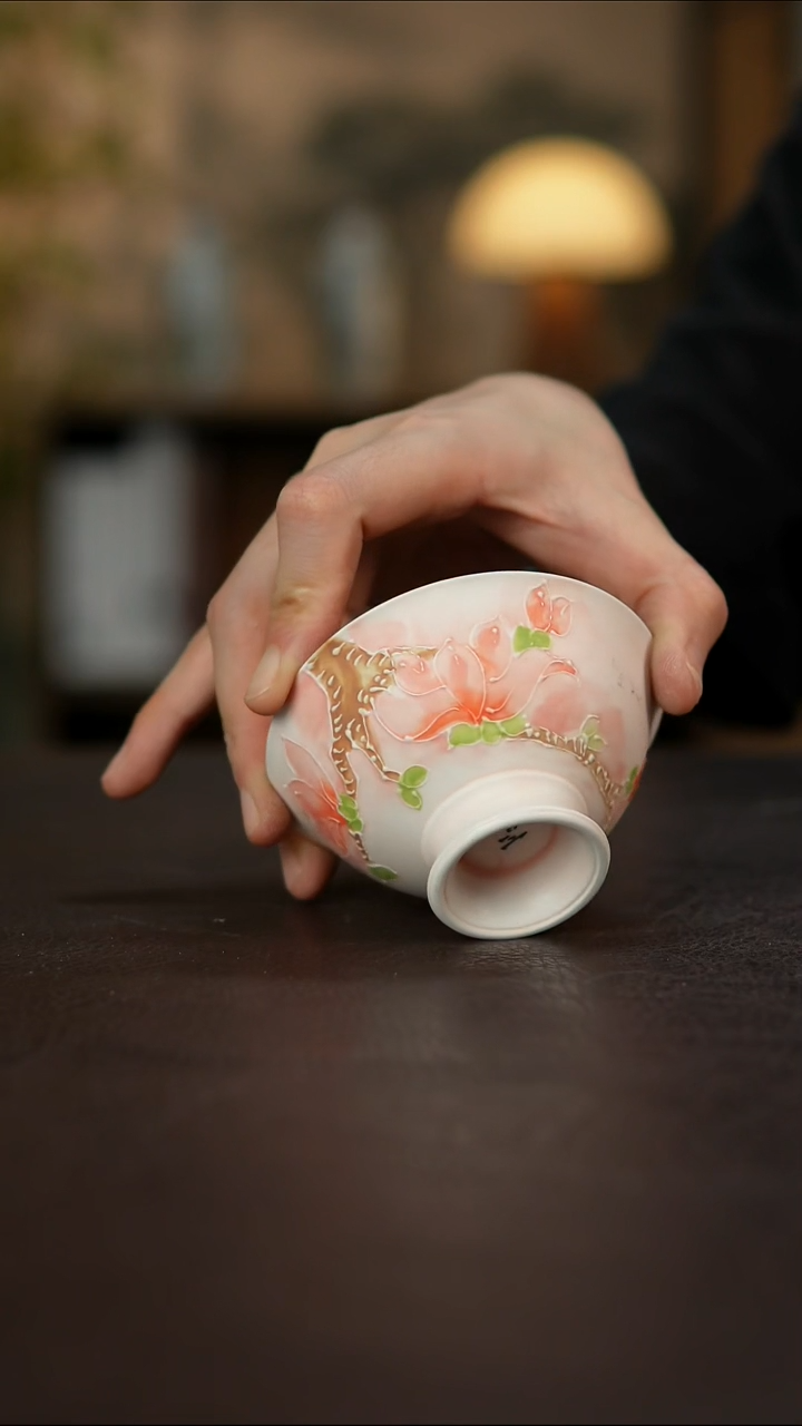 杯景德镇陶瓷杯碗柴烧多人