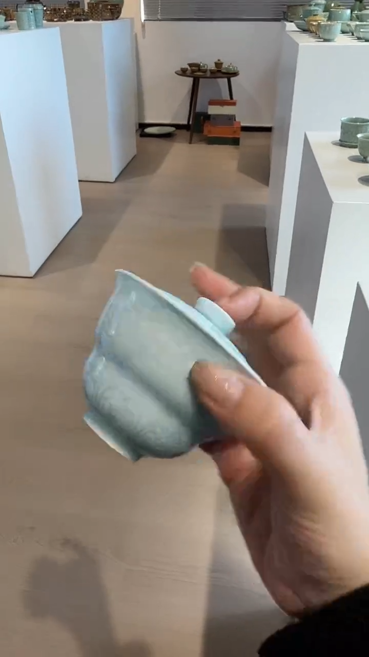 青瓷手工茶器包邮