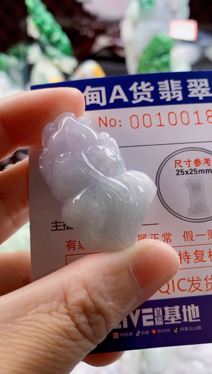 翡翠未镶嵌吊坠(不含链)1