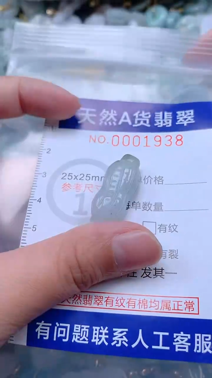 翡翠未镶嵌吊坠(不含链)1