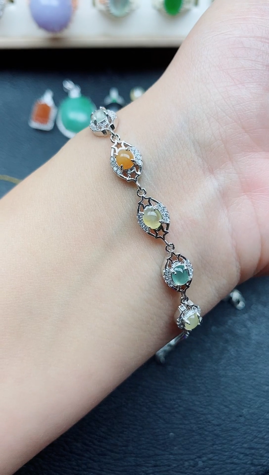 【闪购商品】翡翠戒指银S925镶嵌11111