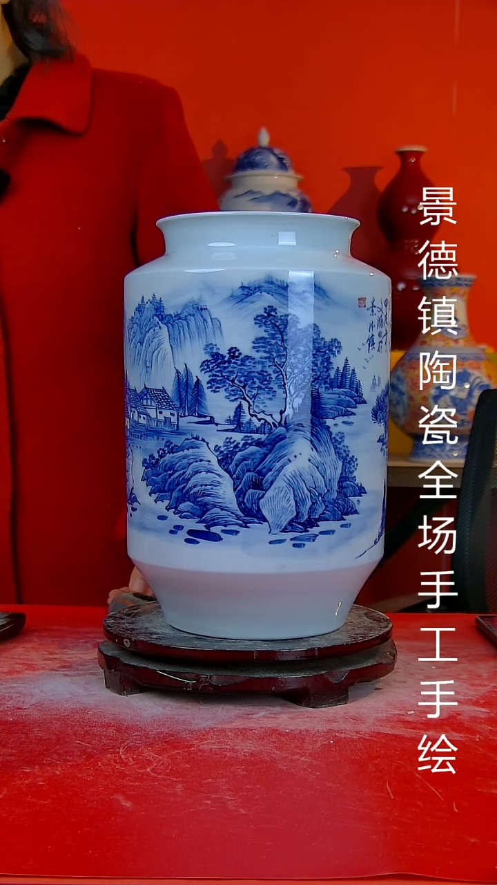 摆件陶瓷景德镇陶瓷 全场手工手绘