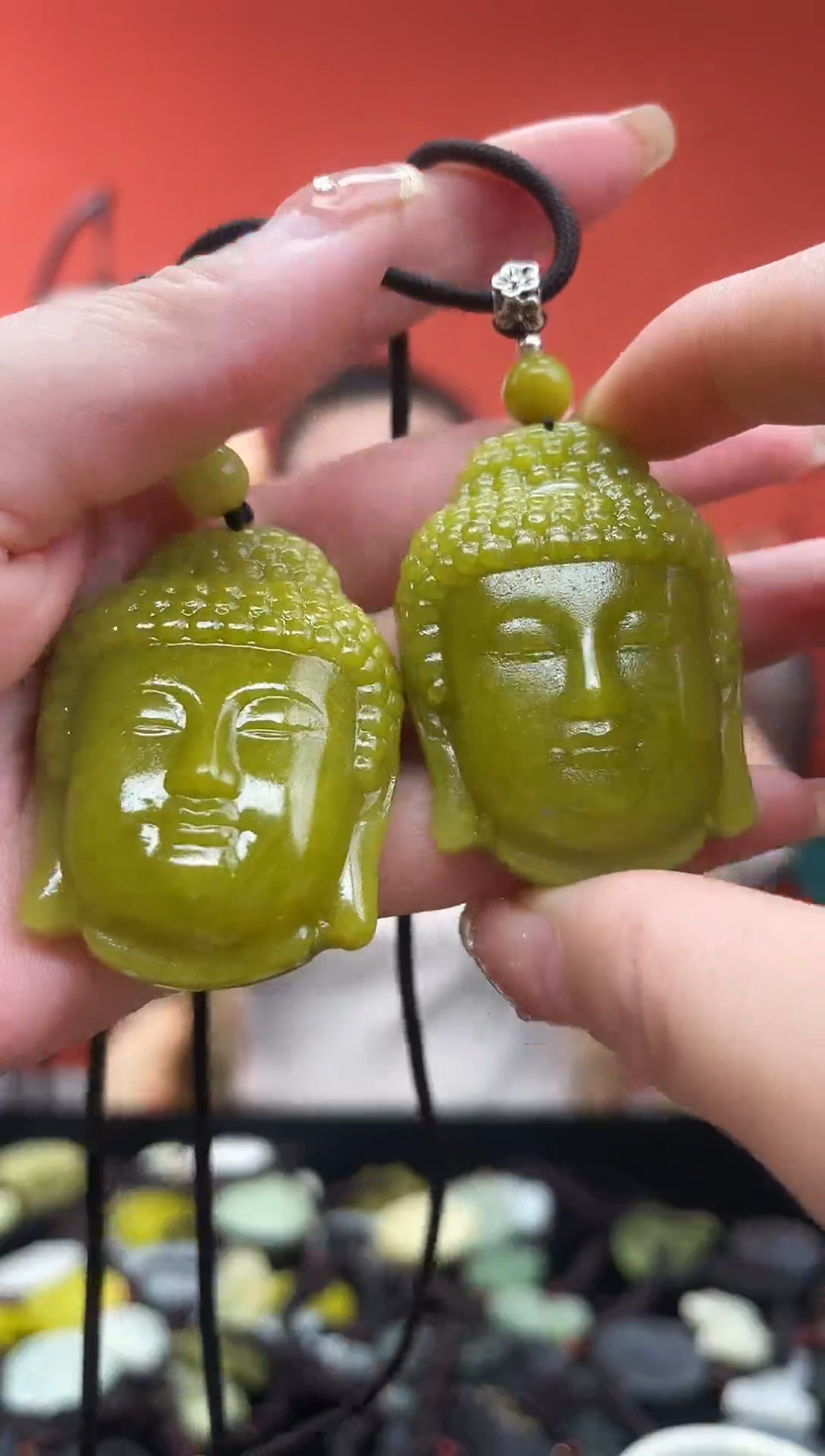 未镶嵌岫玉吊坠·