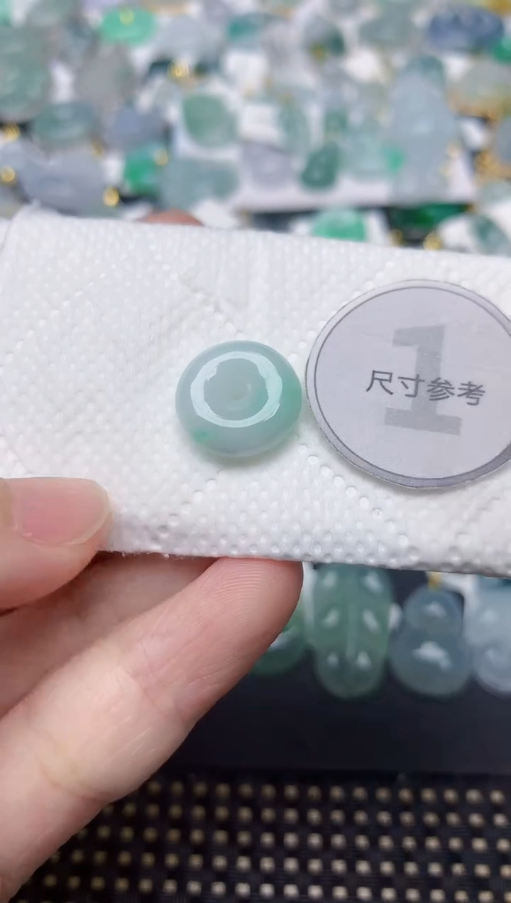 颈饰未镶嵌翡翠天然缅甸A货翡翠