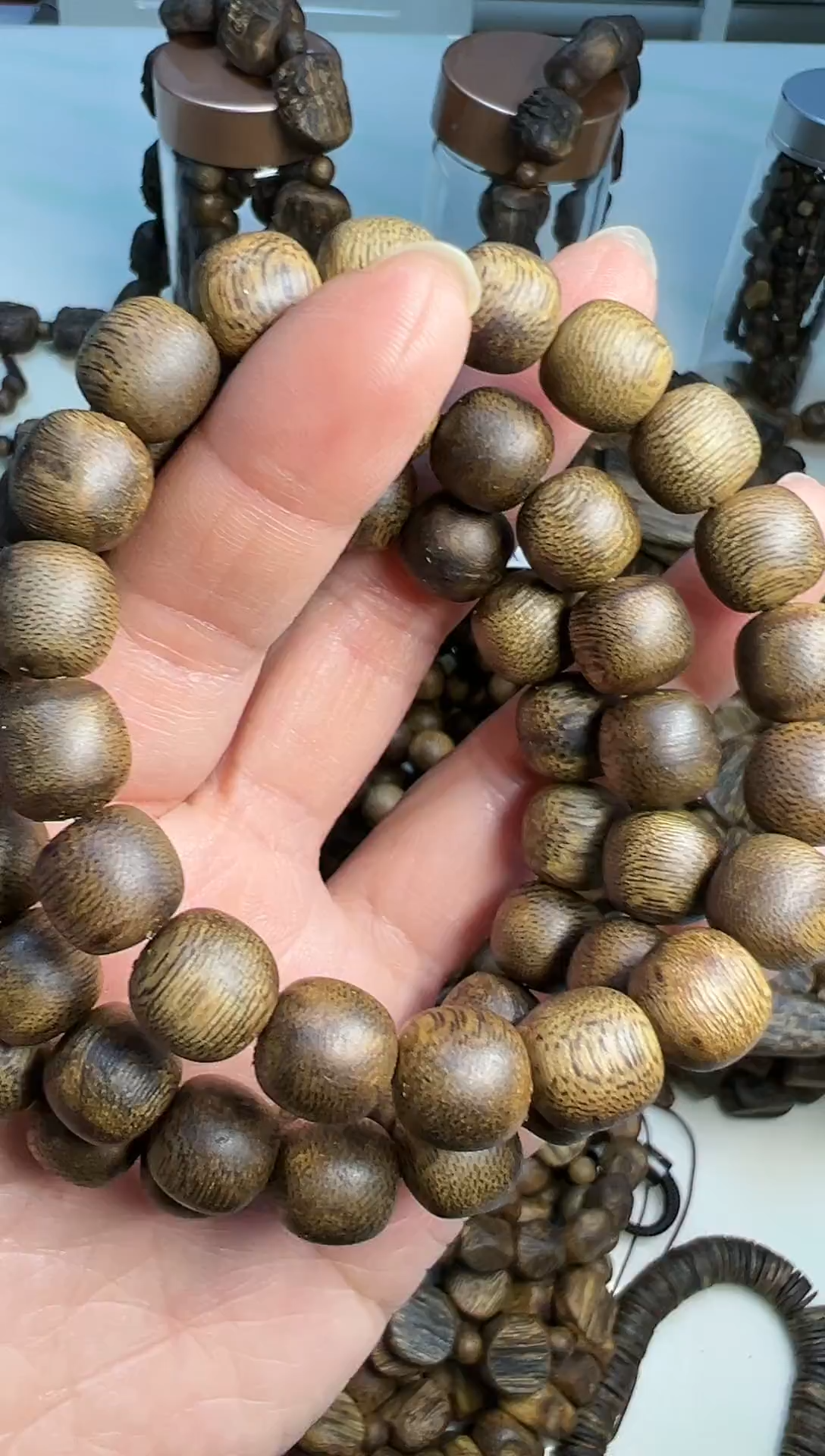 【闪购商品】沉香手串棋楠平果珠单圈手串多样性发一