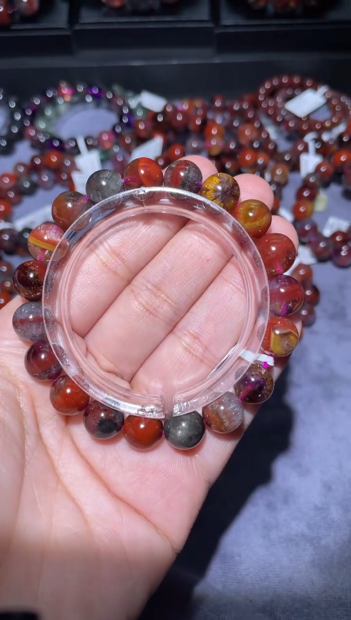 【闪购商品】水晶手链未镶嵌极光10mm-1947