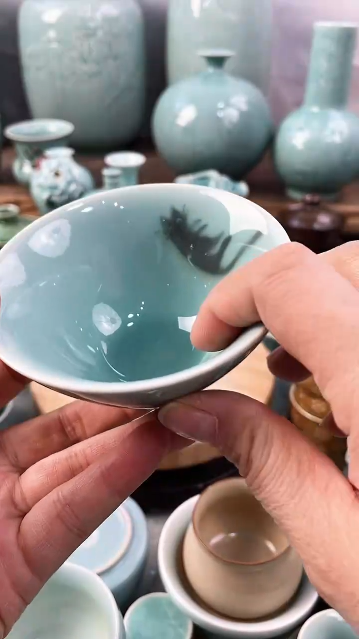 【闪购商品】特价 微瑕 慧仙青瓷