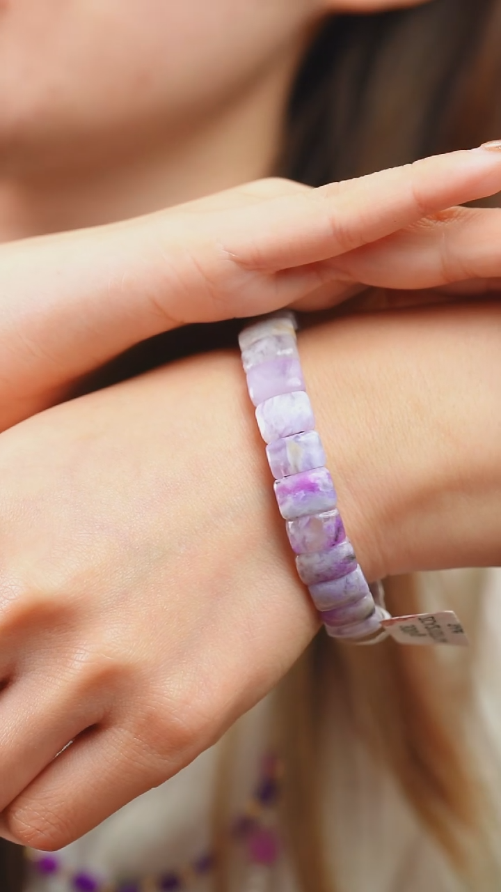 苏纪石（舒俱来）未镶嵌手串38