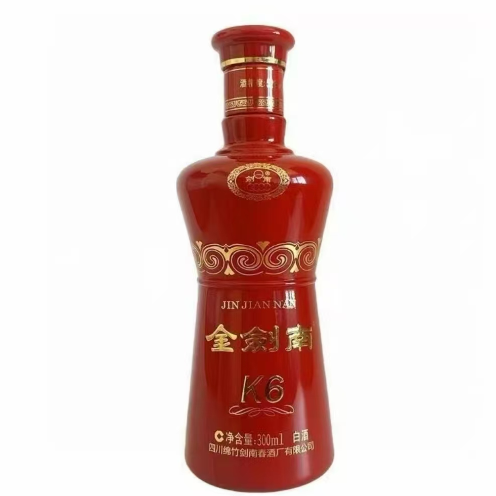 剑南春金剑南K6品鉴酒300mL口粮小酒摆柜收藏带非卖品字样52度