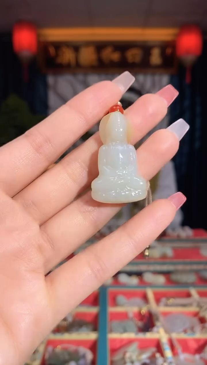 【闪购商品】和田玉挂件未镶嵌观音