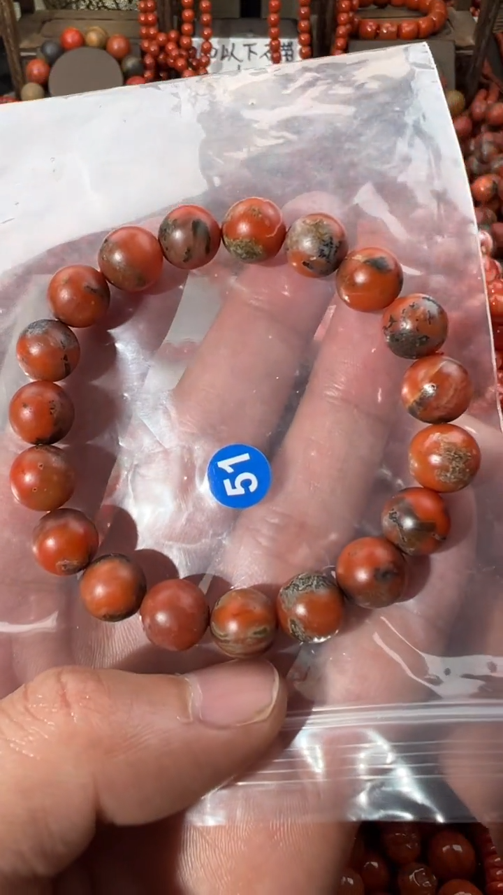 南红玛瑙未镶嵌手串10