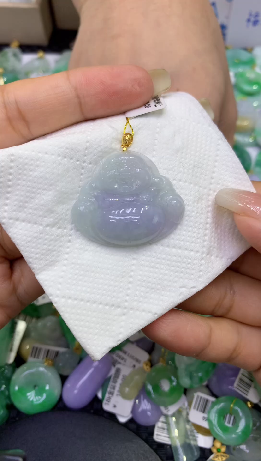 颈饰未镶嵌翡翠天然缅甸A货翡翠