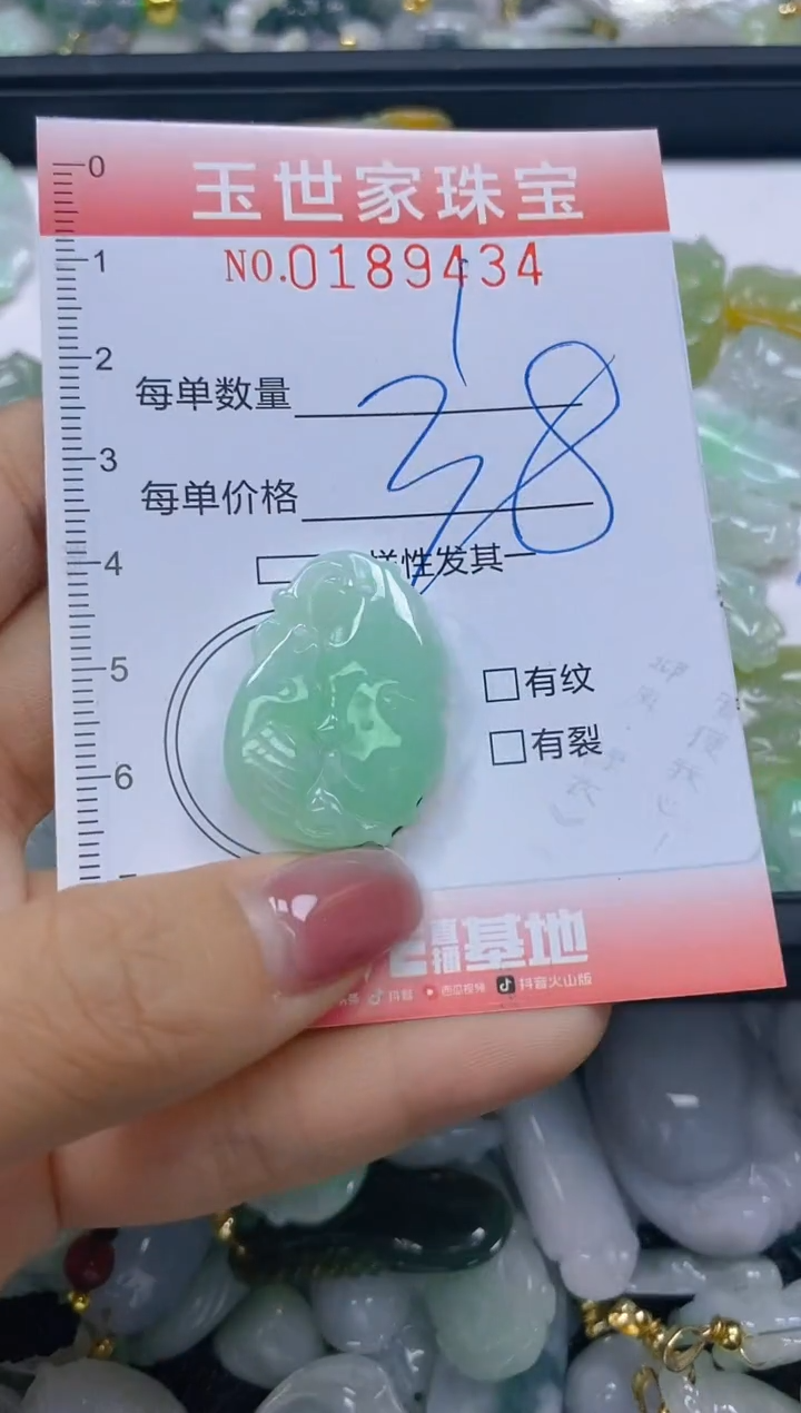 【闪购商品】翡翠颈饰未镶嵌闪购0189434