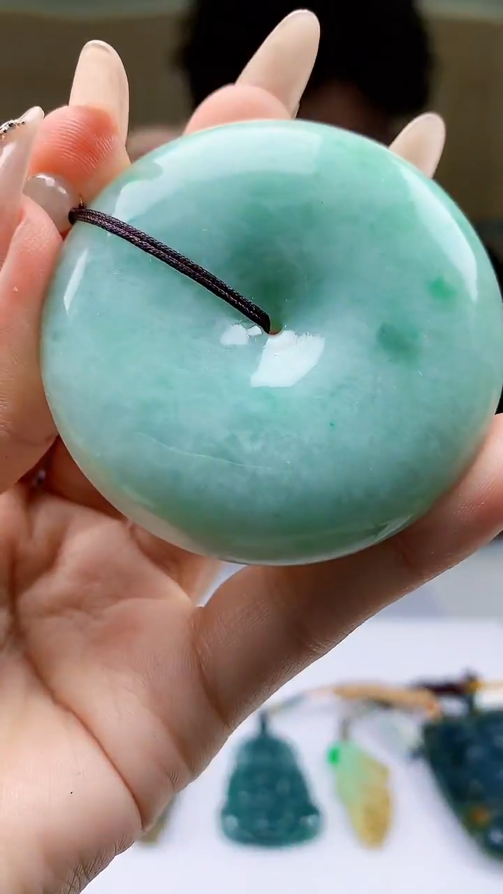 【闪购商品】定制翡翠未镶嵌4688ty-毛货挂件9