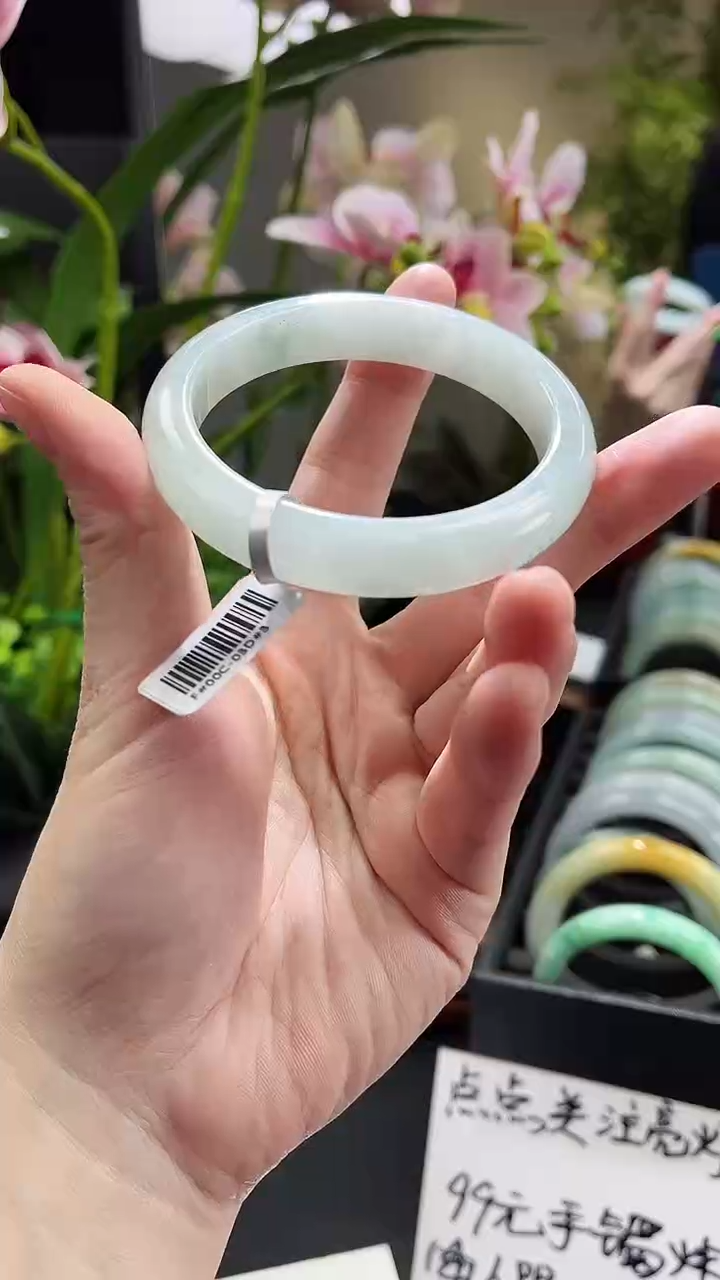 【闪购商品】翡翠手镯未镶嵌正圈