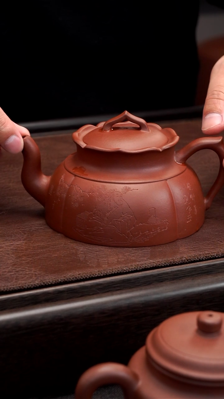 【闪购商品】小煤窑朱泥 僧帽壶 240cc