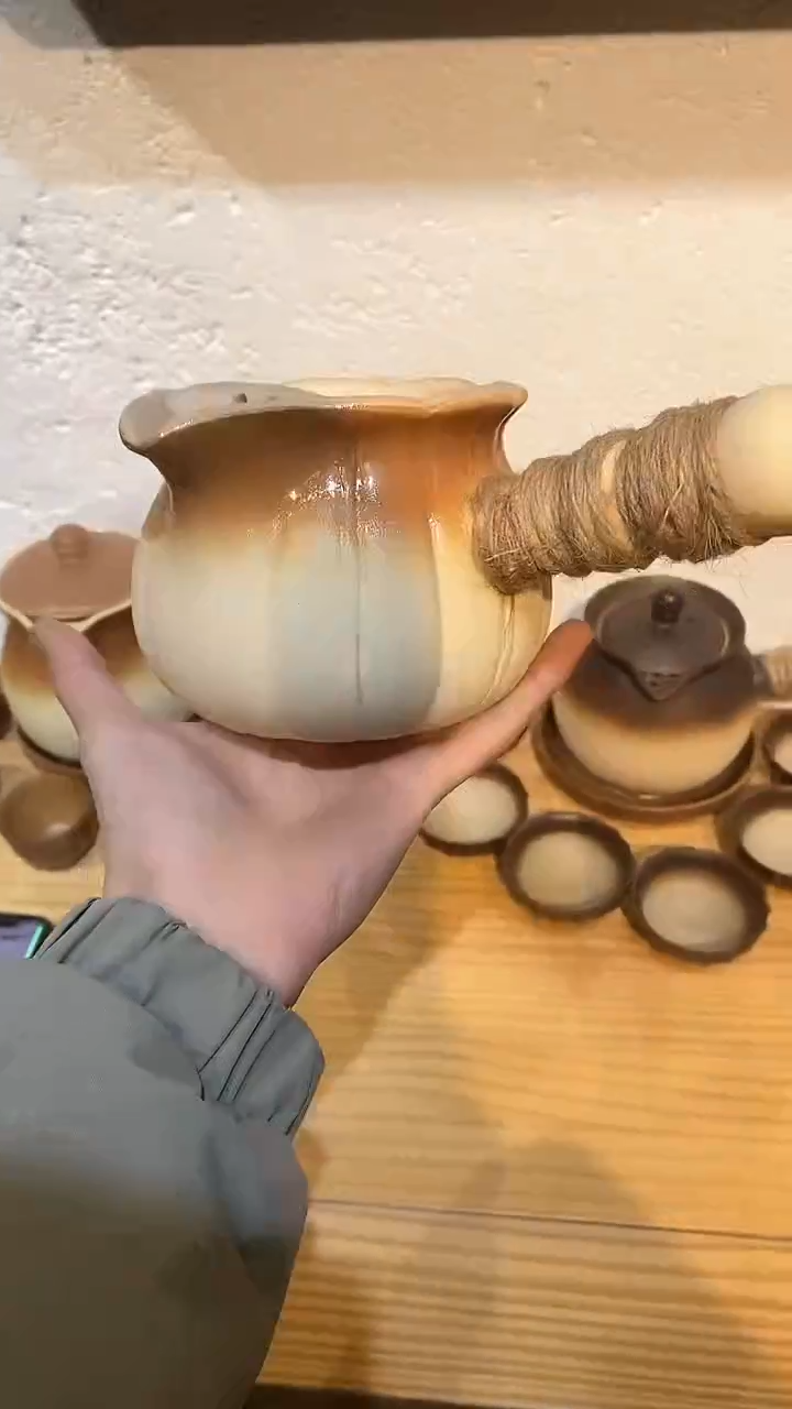 【闪购商品】800ml南瓜竖纹罐罐壶壶壶壶壶壶