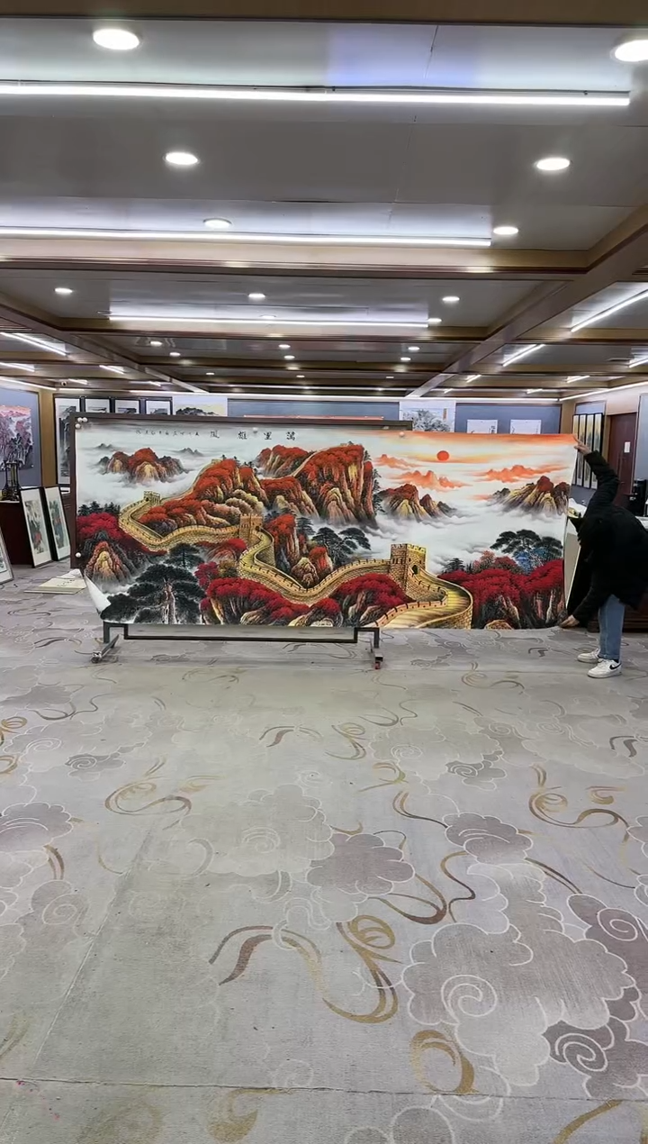绘画Y-王红兵-大丈二-山水画
