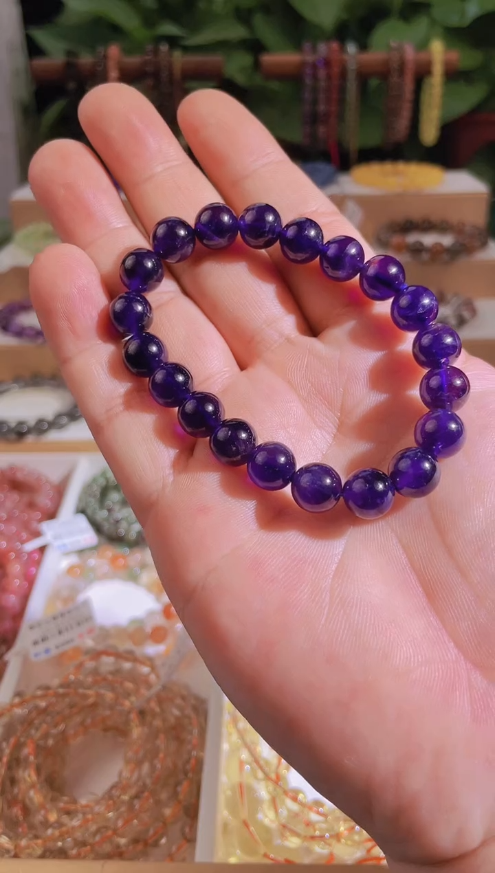 【闪购商品】水晶手链未镶嵌乌拉圭紫水晶