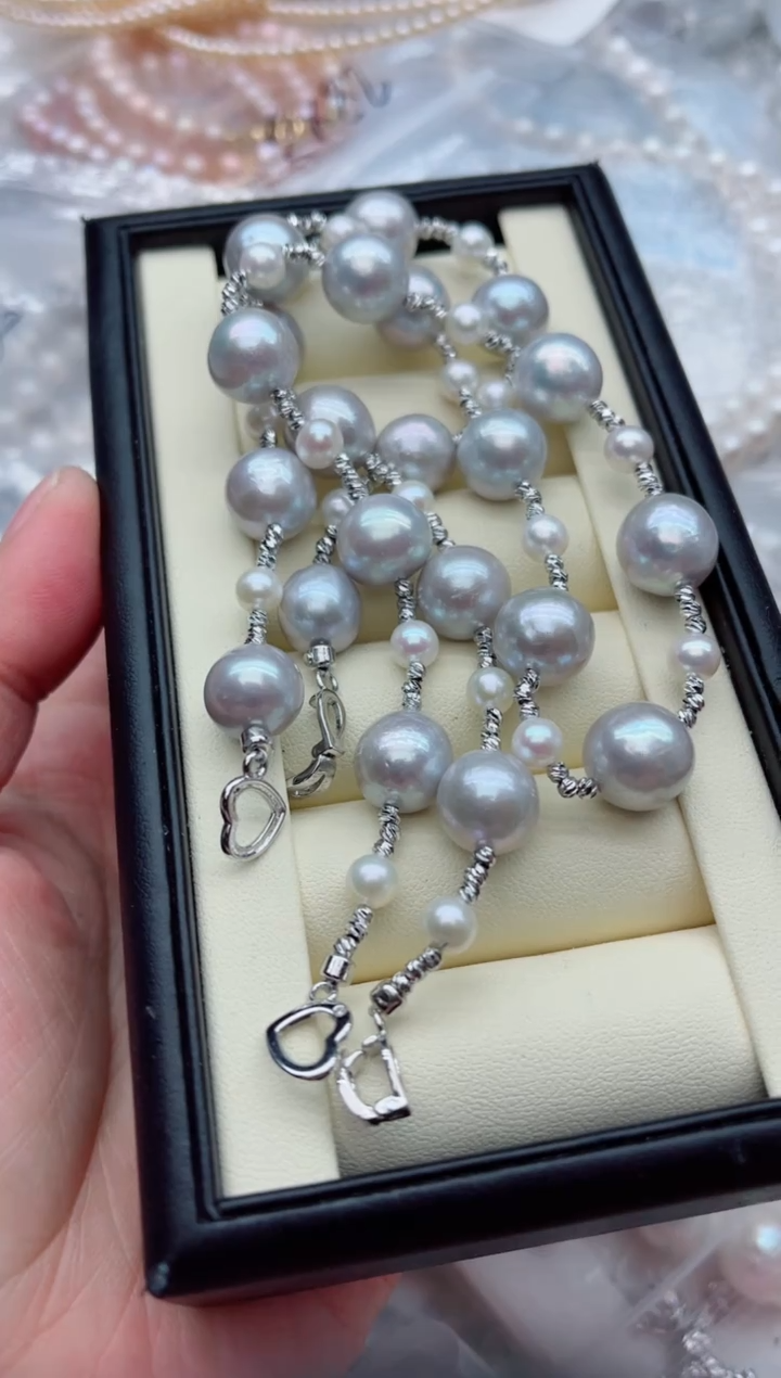 项链未镶嵌淡水珍珠非无暇