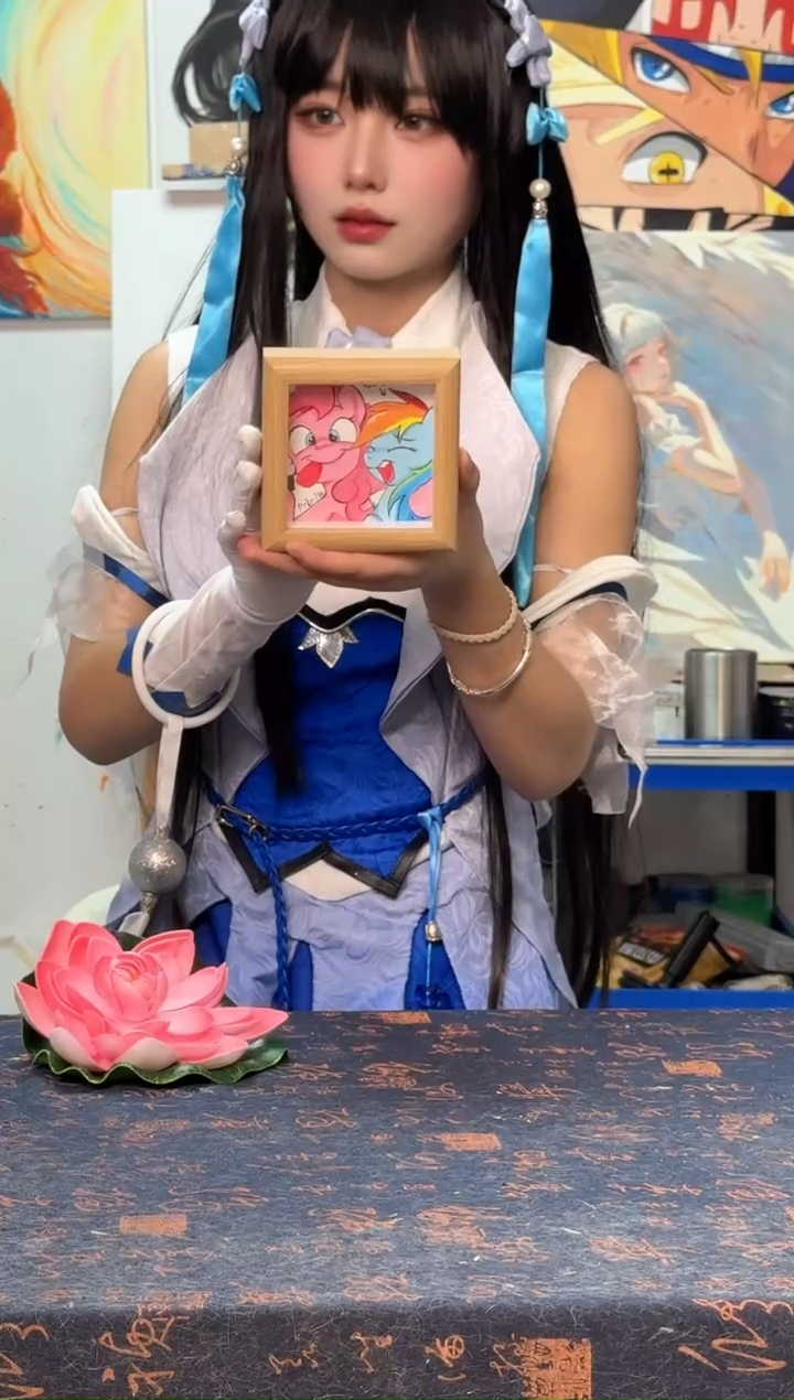 丙烯画初*小马宝莉丙烯画y