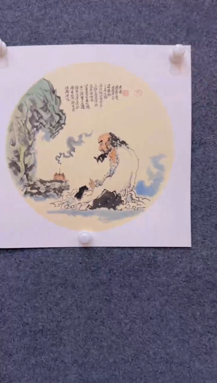 【闪购商品】国画3.6-孙布衣-30斗方小卡-56