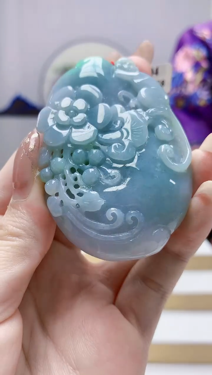 未镶嵌定制翡翠4812jw-毛货挂件33