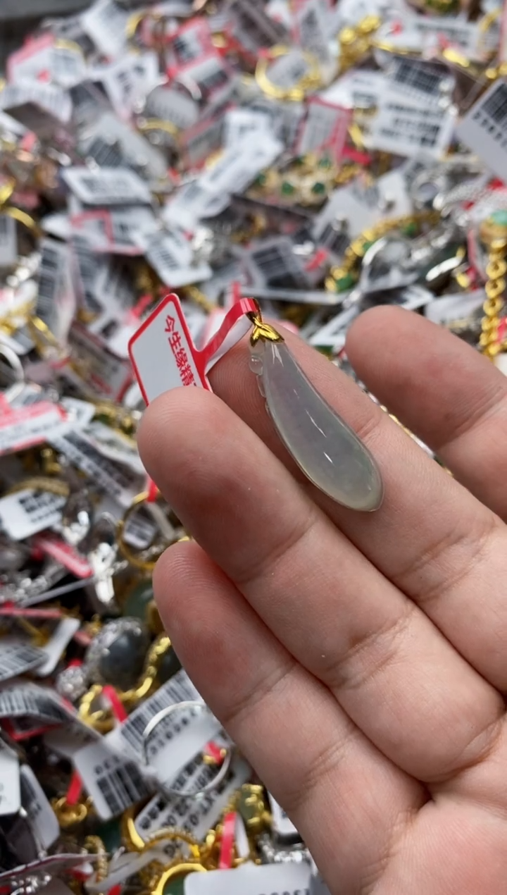 【闪购商品】翡翠戒指18K金镶嵌2222222--3