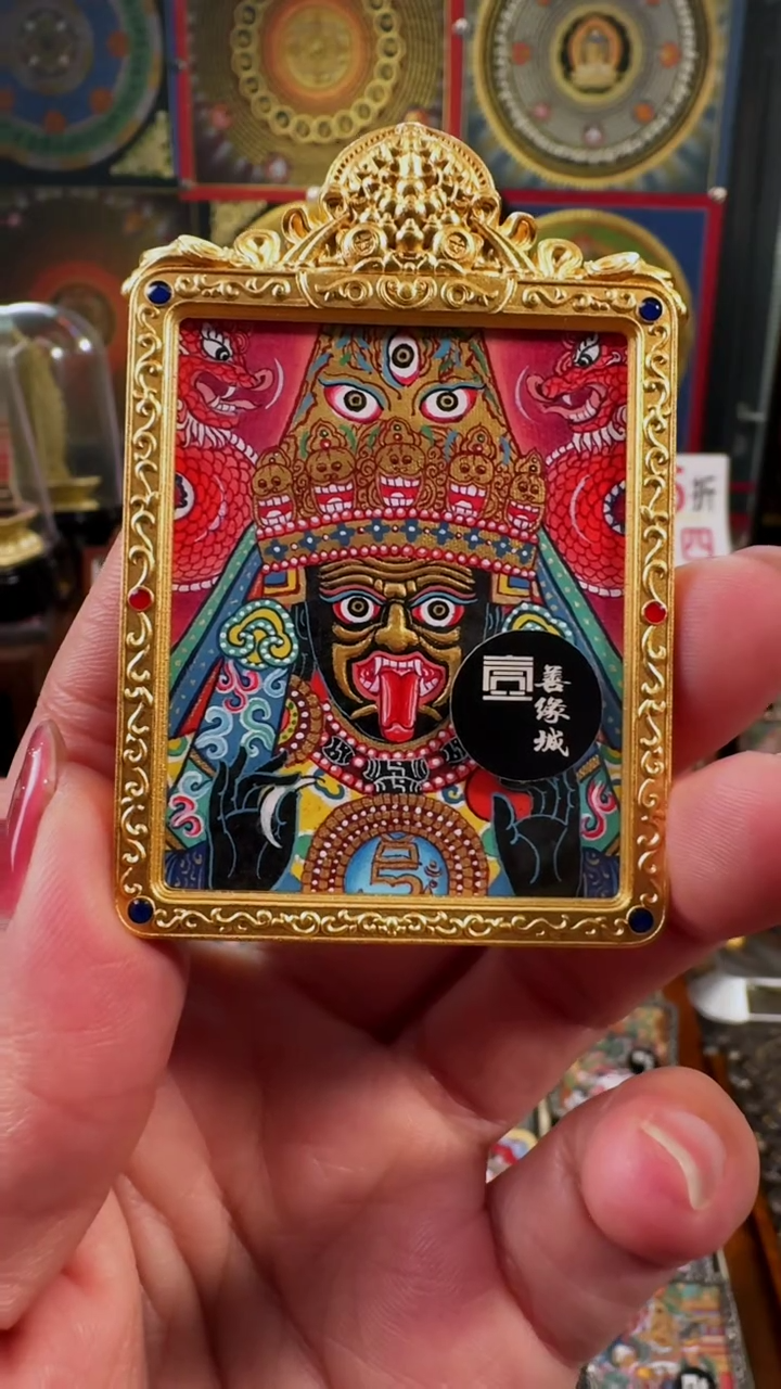 【闪购商品】吊坠壹善缘城手绘唐卡新春大促扎基