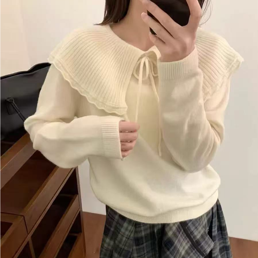 Datou·爆款！ 新品女装韩版时尚长袖设计感高质量针织毛衣