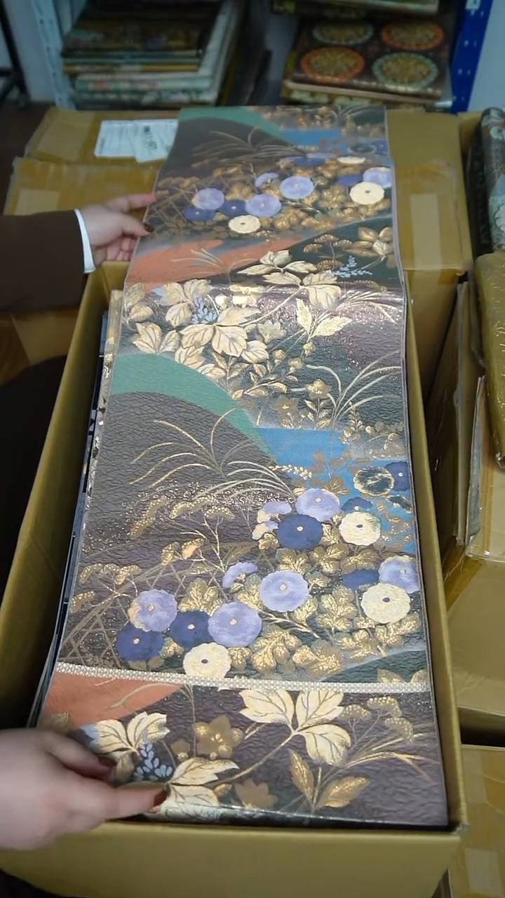 织绣2琳派秋草纹