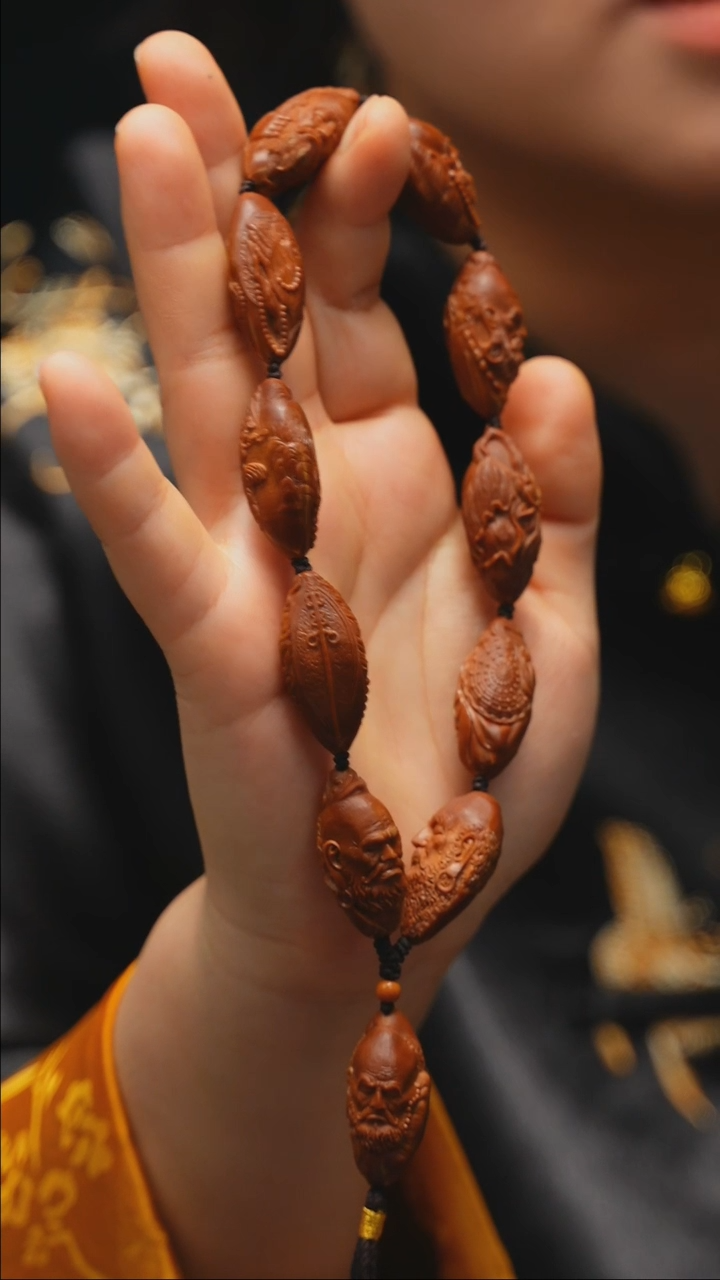 【闪购商品】橄榄核手串/手链山水风景