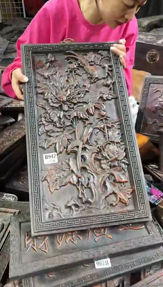 【闪购商品】木B942雕刻件以直播间截图为准