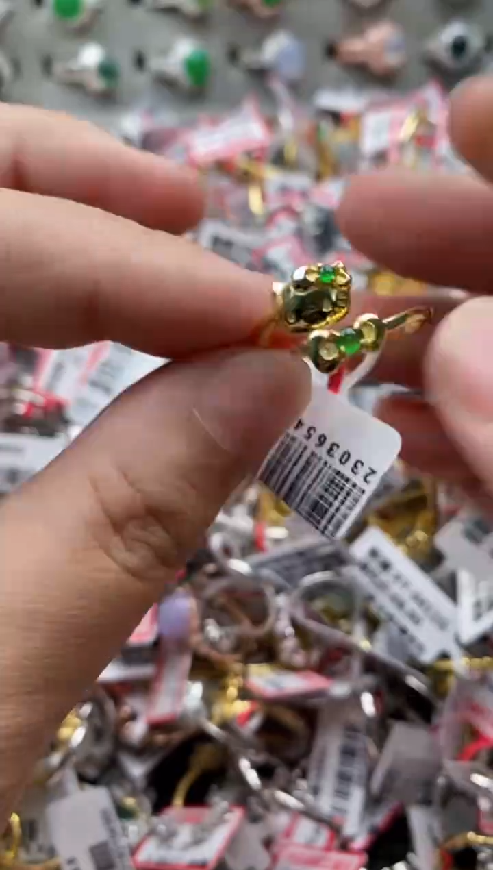 【闪购商品】翡翠戒指银S925镶嵌111111---3