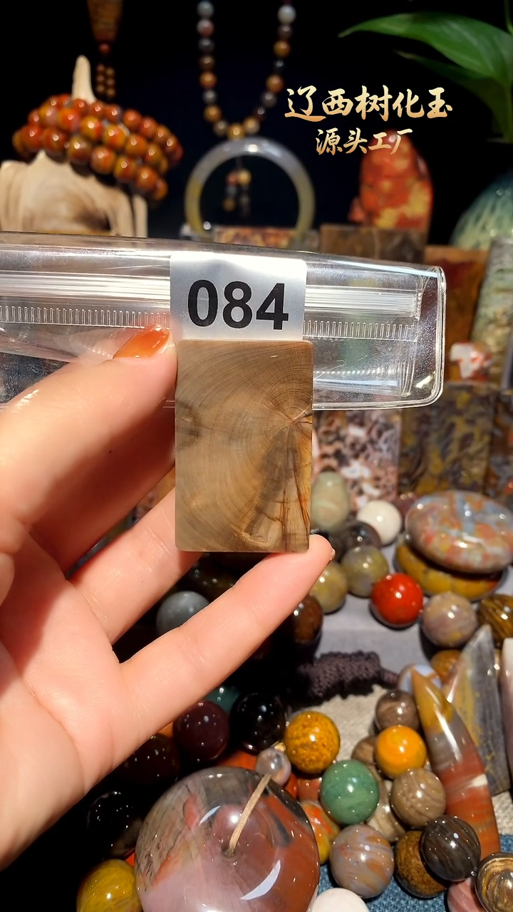 未镶嵌-硅化玉天然北票硅化玉吊坠