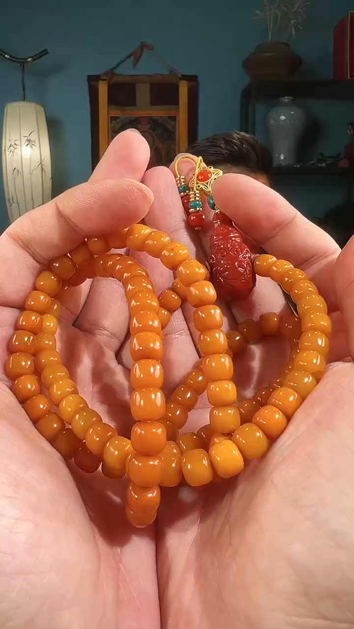 【闪购商品】蜜蜡颈饰未镶嵌108108108108