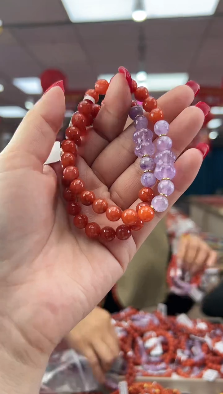 【闪购商品】南红玛瑙珠串未镶嵌多样发其一/7/710128628