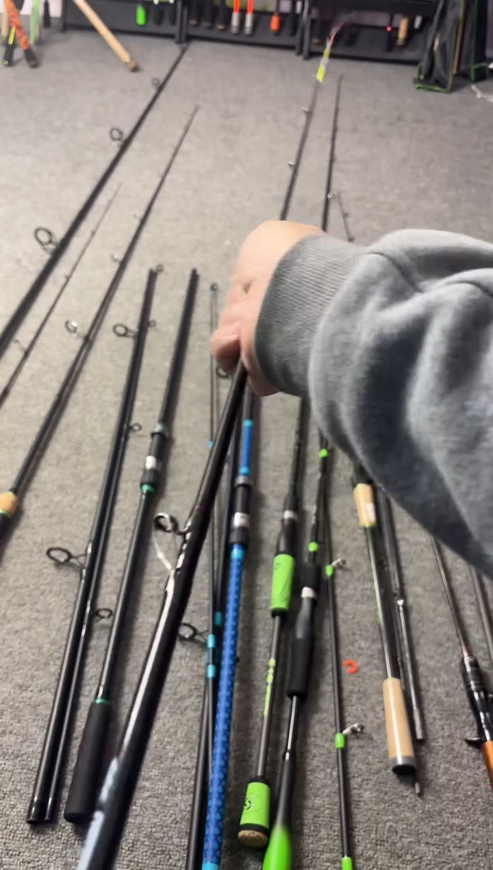 1.8m碳素精品筏竿1.8米直柄（瑕疵尾货竿，没有售后，介意勿拍）