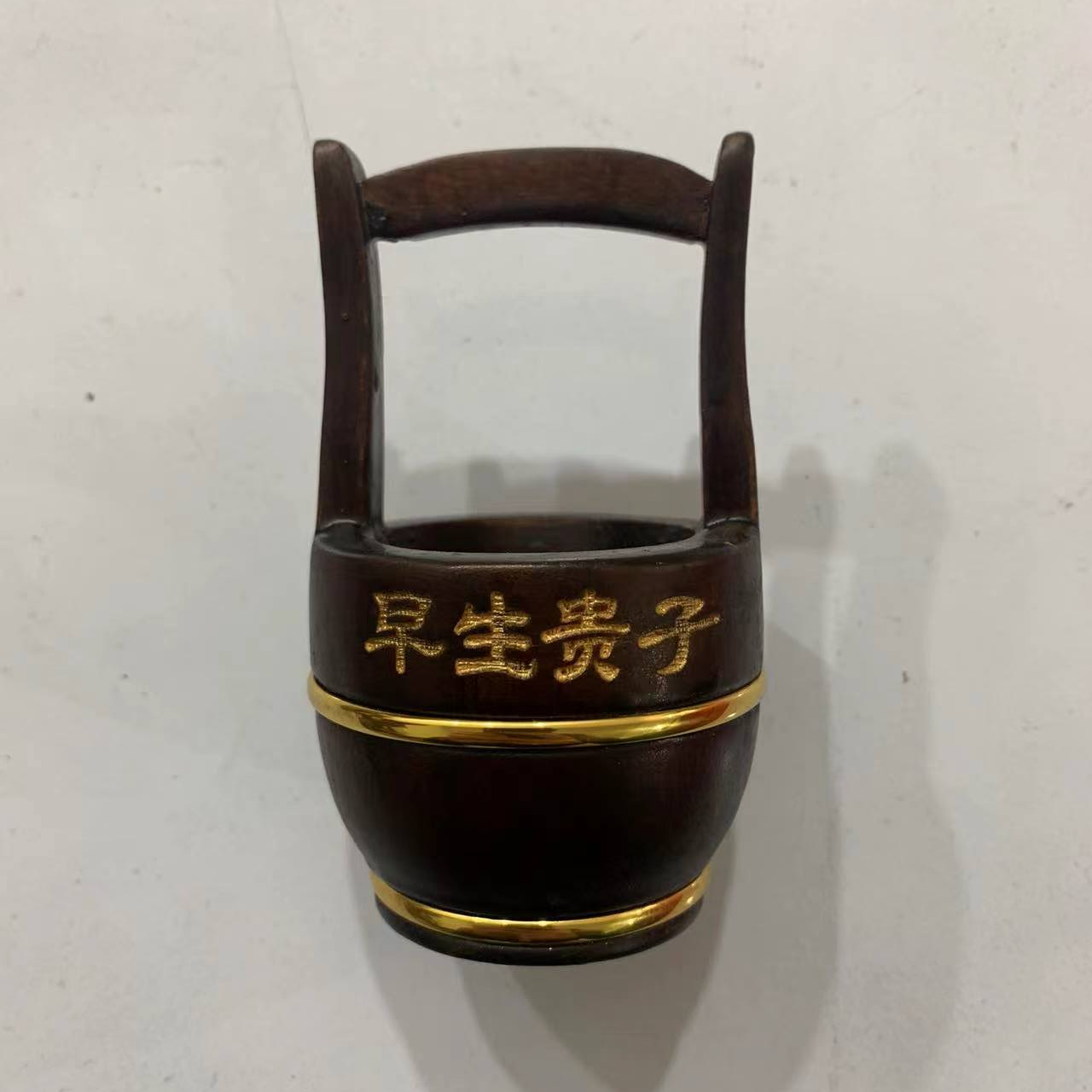 HSZ  贵子桶摆件