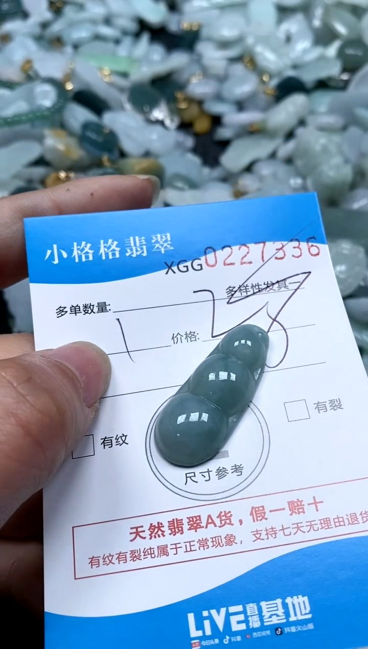 【闪购商品】翡翠颈饰未镶嵌闪购商品0227336