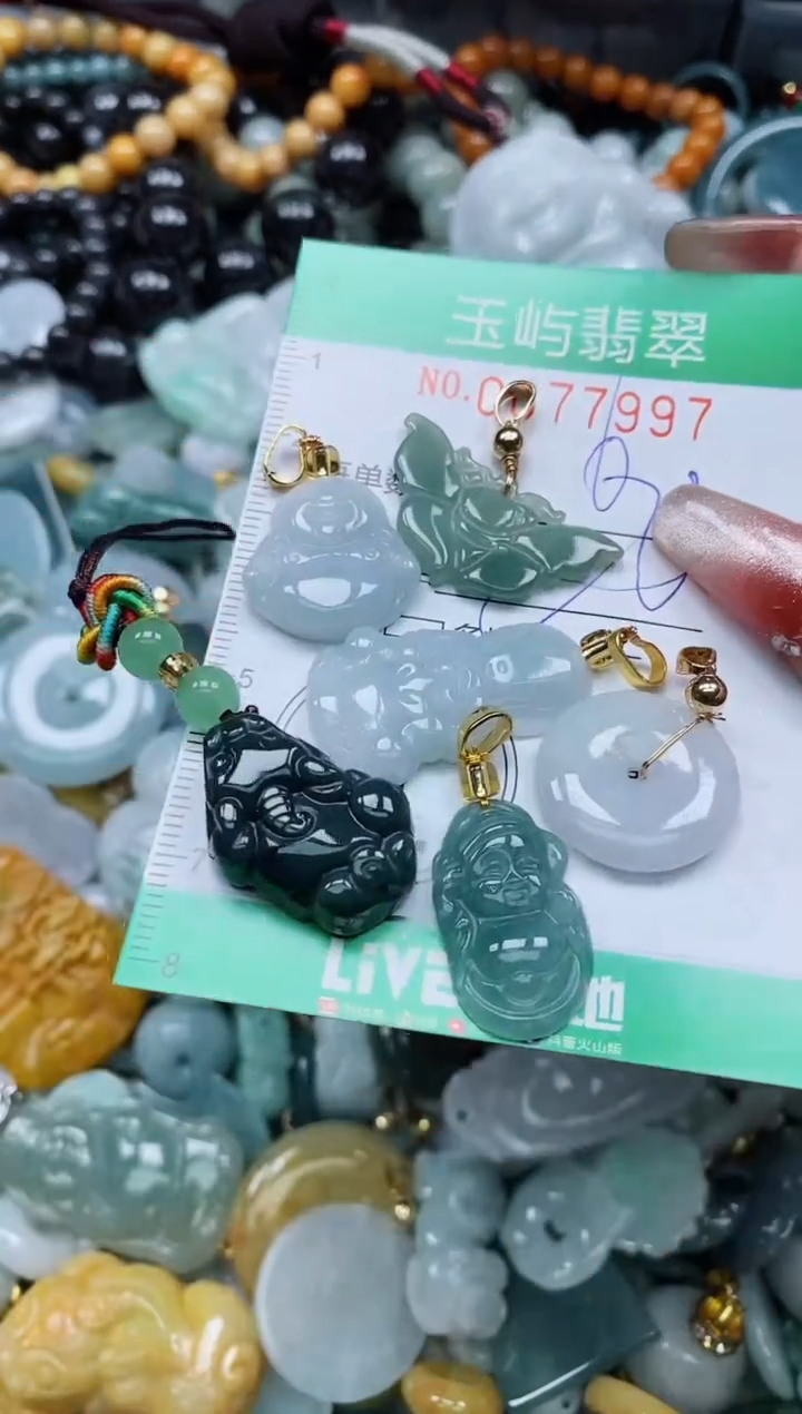 【闪购商品】翡翠颈饰未镶嵌闪购0077997多样性发其一