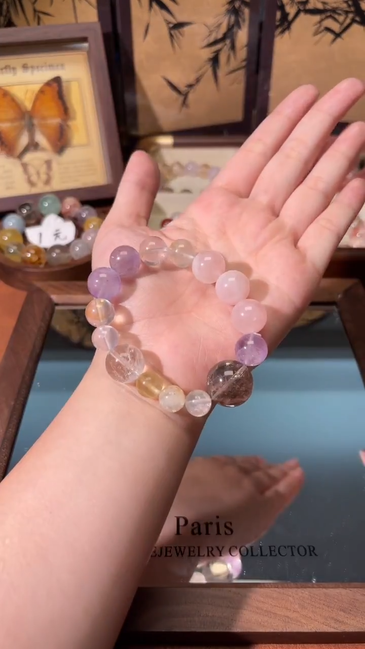 未镶嵌手链水晶如*?1