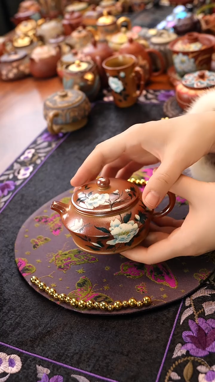 茶壶紫砂段泥柴烧曼殊壶