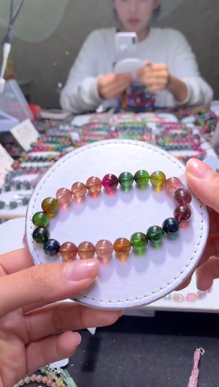 未镶嵌手串碧玺A134【天然碧玺】